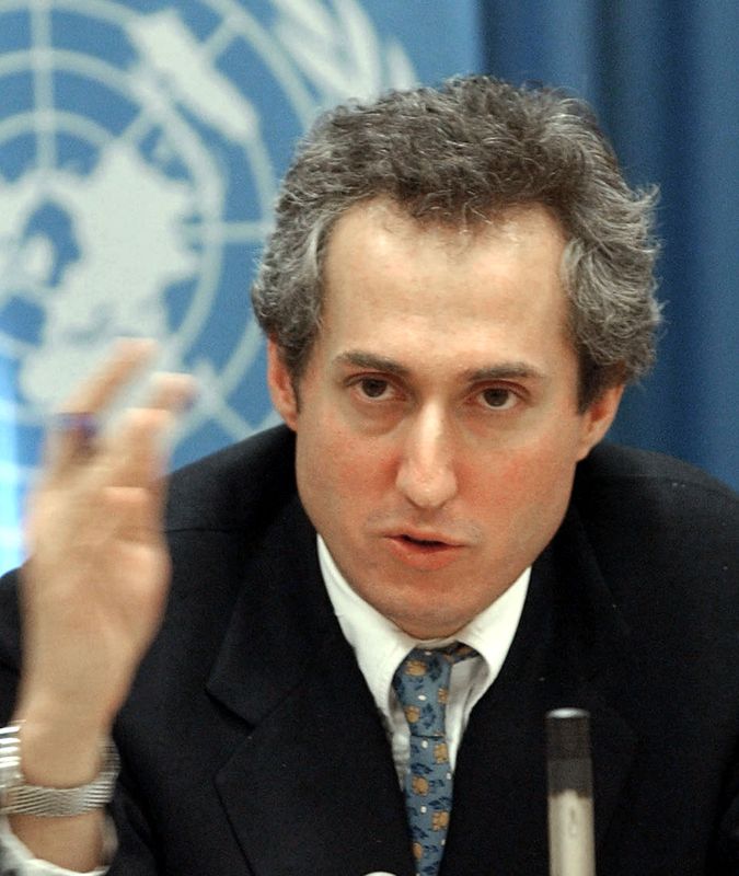 &copy; Reuters. ستيفان دوجاريك المتحدث باسم الأمين العام للأمم المتحدة - صورة من أرشيف رويترز. 
