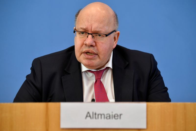 © Reuters. Peter Altmaier, ministro da Economia da Alemanha 
27/04/2021
John Macdougall/Pool via REUTERS