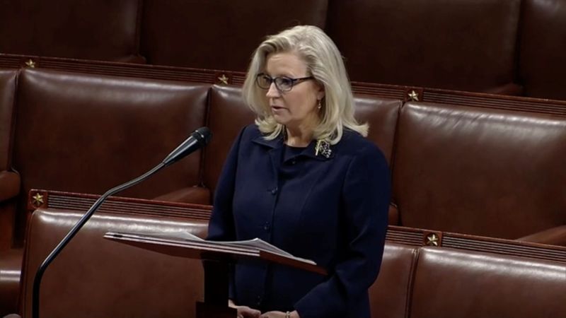 &copy; Reuters. Deputada norte-americana do Partido Republicano Liz Cheney na Câmara dos Deputados dos EUA
11/05/2021 TV da Câmara dos Deputados dos EUA/Divulgação via Reuters