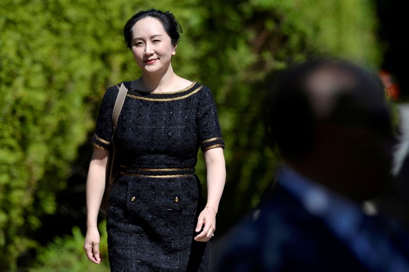&copy; Reuters. FILE PHOTO: Huawei Technologies Chief Financial Officer Meng Wanzhou leaves her home to attend a court hearing in Vancouver, British Columbia, Canada May 27, 2020. REUTERS/Jennifer Gauthier  