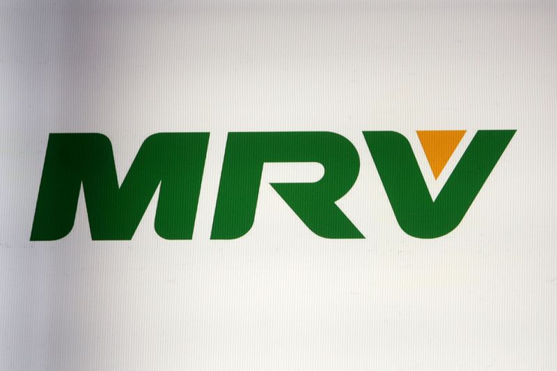 &copy; Reuters. Logotipo da MRV na B3. 25/7/2019. REUTERS/Amanda Perobelli