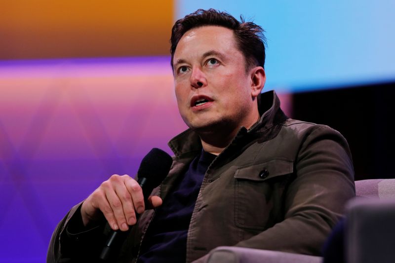 &copy; Reuters. Elon Musk, presidente-executivo da Tesla. Los Angeles, Califórnia, EUA. 13/06/2019.  REUTERS/Mike Blake  