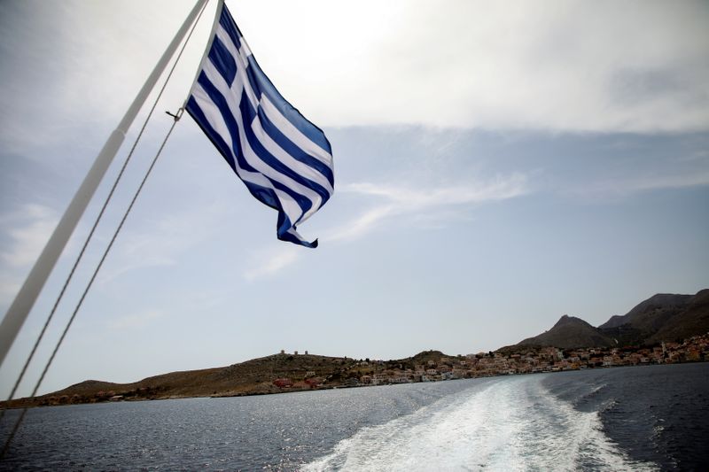 &copy; Reuters. FILE PHOTO: Halki, a remote COVID-free Greek island, waits for tourists