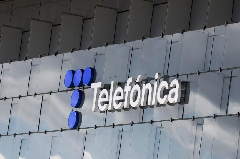 © Reuters. Logo da Telefónica em Madri, Espanha 
12/05/2021
REUTERS/Sergio Perez