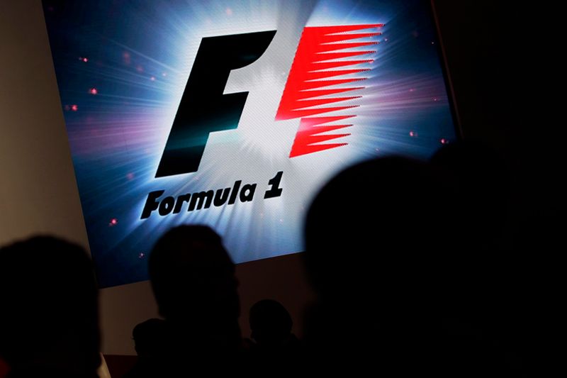 © Reuters. شعار بطولة العالم لفورمولا 1 للسيارات - صورة من أرشيف رويترز.