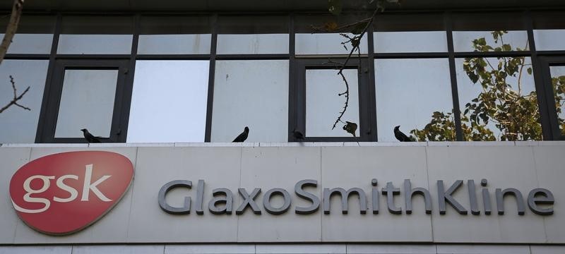 &copy; Reuters A logo of GlaxoSmithKline Pharmaceuticals Ltd company is pictured outside its headquarters in Mumbai