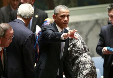 © Reuters. Obama pide ante la ONU una amplia coalición contra el Estado Islámico