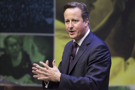 © Reuters. Premiê David Cameron faz discurso em Nova York