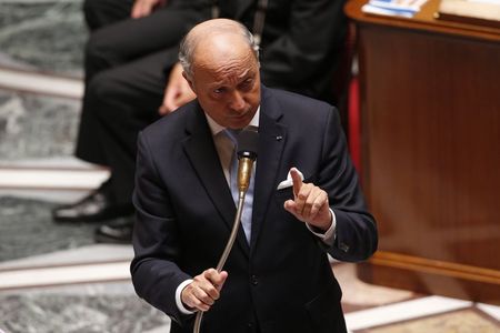 © Reuters. France's Foreign Minister Laurent Fabius attends the questions to the government session at the National Assembly in Paris