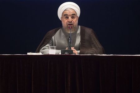 © Reuters. الرئيس الإيراني: العلاقات مع أمريكا لا ينبغي أن تكون عدائية للأبد