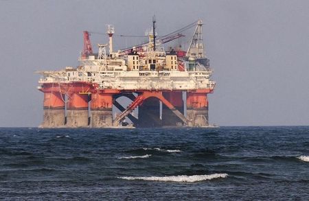 © Reuters. Plataforma de exploração da Petroleos Mexicanos (Pemex) no porto de Veracruz, no México