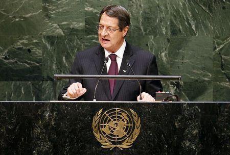 © Reuters. Il presidente cipriota Nicos Anastasiades