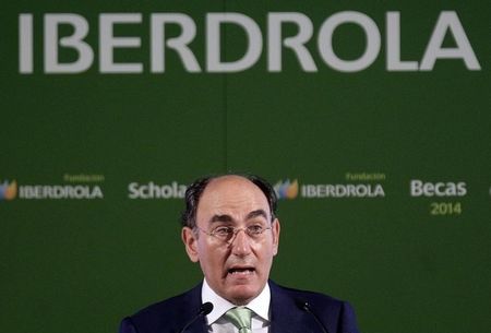 © Reuters. Galan, chairman of Spanish power company Iberdrola, delivers a speech during a scholarship awards ceremony held by the Iberdrola foundation in Madrid