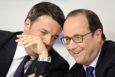 © Reuters. La UE insta a Francia e Italia a cambiar sus presupuestos, según fuentes