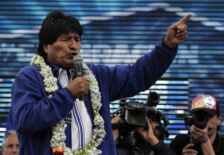 © Reuters. Evo Morales se encamina a afianzar su poder en Bolivia 