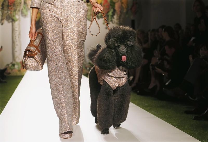 &copy; Reuters A model presents a creation from the Mulberry Spring/Summer 2013 collection at London Fashion Week