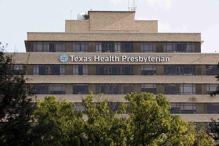 © Reuters. A general view of the Texas Health Presbyterian Hospital in Dallas