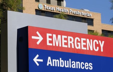 © Reuters. Hospital em Dallas Texas Health Presbyterian, onde dois profissionais de saúde foram infectados pelo Ebola