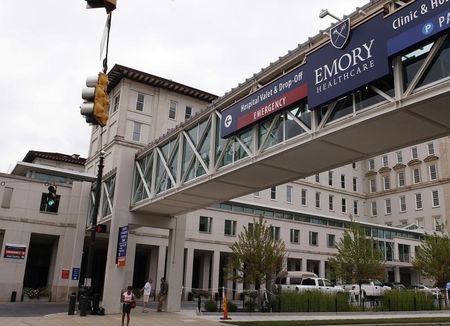 © Reuters. Hospital da Universidade Emory, em Atlanta