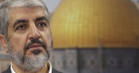 © Reuters. مشعل يدعو المسلمين للدفاع عن المسجد الأقصى ضد سيطرة اسرائيل