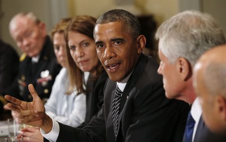 © Reuters. Obama em reunião sobre Ebola em Washington