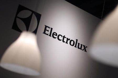 © Reuters. The Electrolux logo is seen during the IFA Electronics show in Berlin