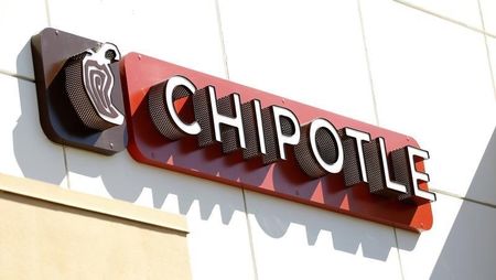 © Reuters. The sign of a Chipotle restaurant is pictured in Pasadena