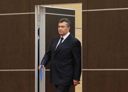 © Reuters. Ucrania aprueba una ley para juzgar a Yanukovich in absentia