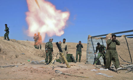 © Reuters. الدولة الاسلامية تتقدم صوب اليزيديين في جبل سنجار بالعراق