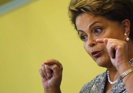 © Reuters. Presidente Dilma Rousseff, candidata à reeleição pelo PT, em entrevista coletiva no Rio de Janeiro