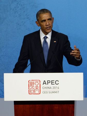 © Reuters. Presidente dos EUA, Barack Obama, na cúpula da Apec