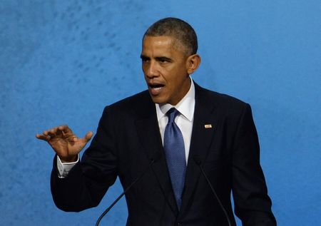 © Reuters. أوباما يحث الصين على أن تكون شريكا في ضمان دعم النظام العالمي