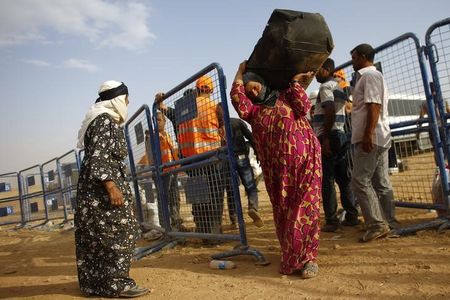 © Reuters. La guerra en Irak y Siria causan 13,6 millones de desplazados, dice la ONU