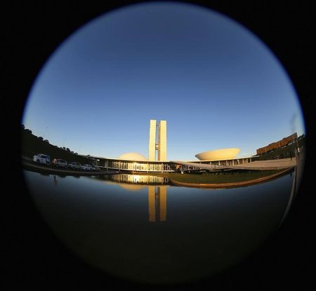 © Reuters. Vista do prédio do Congresso Nacional em Brasília