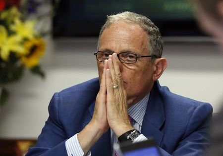 © Reuters. Chairman and President of the Export-Import Bank Hochberg pauses during the Reuters Aerospace and Defense Summit in Washington