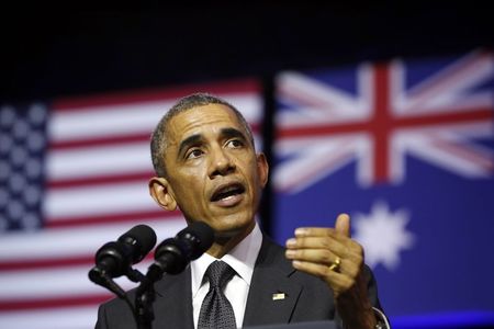 © Reuters. أوباما يسعى لطمأنة حلفائه في اسيا والمحيط الهادي بشأن التزام واشنطن بها