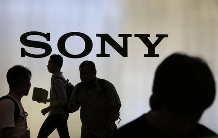 © Reuters. SONY VISE UNE FORTE DU CA DE SA DIVISION CINÉMA ET TÉLÉVISION