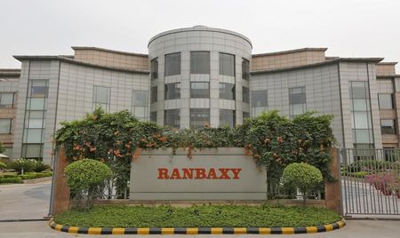 © Reuters. A general view of the office of Ranbaxy Laboratories is pictured at Gurgaon