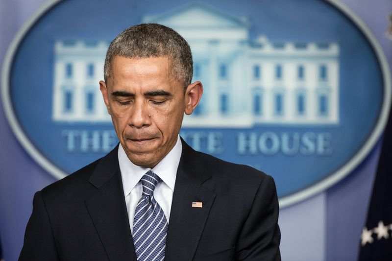 © Reuters. Presidente dos EUA, Barack Obama, durante pronunciamento na Casa Branca