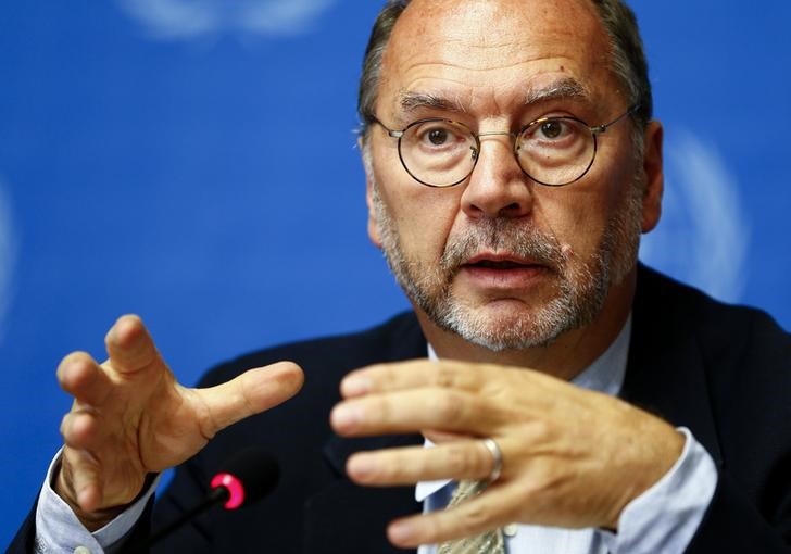 © Reuters. Peter Piot 