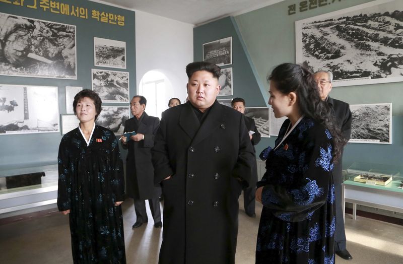 © Reuters. الشقيقة الصغرى لزعيم كوريا الشمالية تتولى منصبا بارزا في الحزب الحاكم