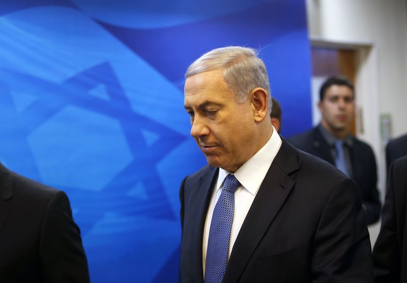 © Reuters. نتنياهو يحدد قريبا إن كان سيدعو لإنتخابات مبكرة في إٍسرائيل