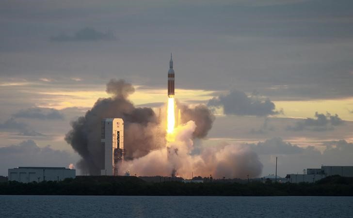 © Reuters. Decolagem de foguete com cápsula Orion