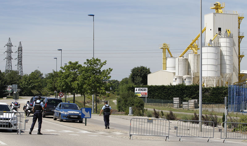 © Reuters. El sospechoso del ataque en Francia admite haber matado a su jefe, dice una fuente 
