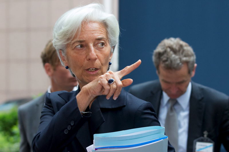 © Reuters. Lagarde expresa su decepción con Grecia, dice FMI desea continuar con negociaciones