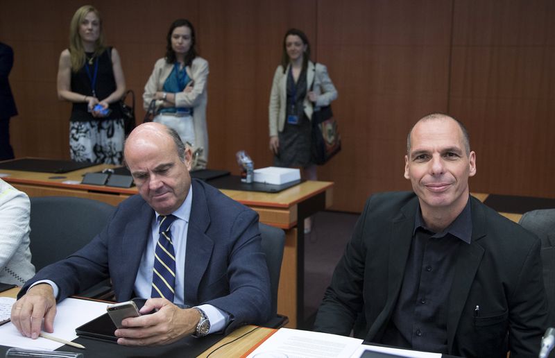 © Reuters. España insiste que el escenario central es todavía una Grecia en la eurozona 