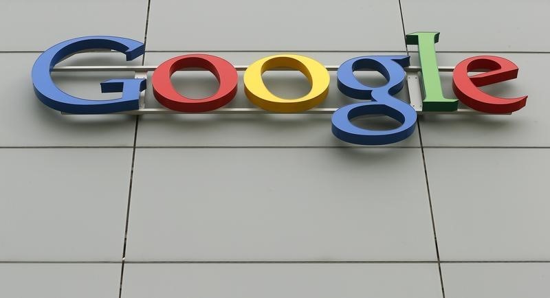 © Reuters. A logo is pictured at Google's European Engineering Center in Zurich