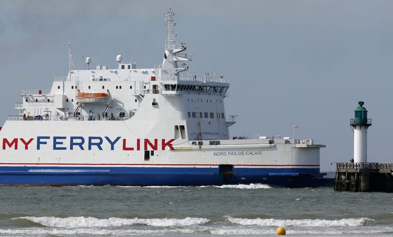 © Reuters. LA SCOP SEAFRANCE DÉBOUTÉE DANS LE DOSSIER MYFERRYLINK