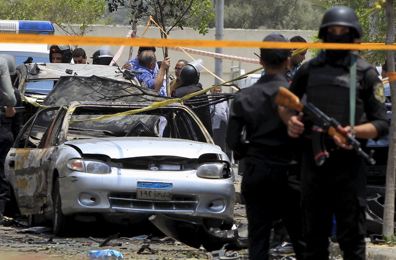 © Reuters. أمريكا تدين الهجوم الذي أودى بحياة النائب العام المصري بالقاهرة