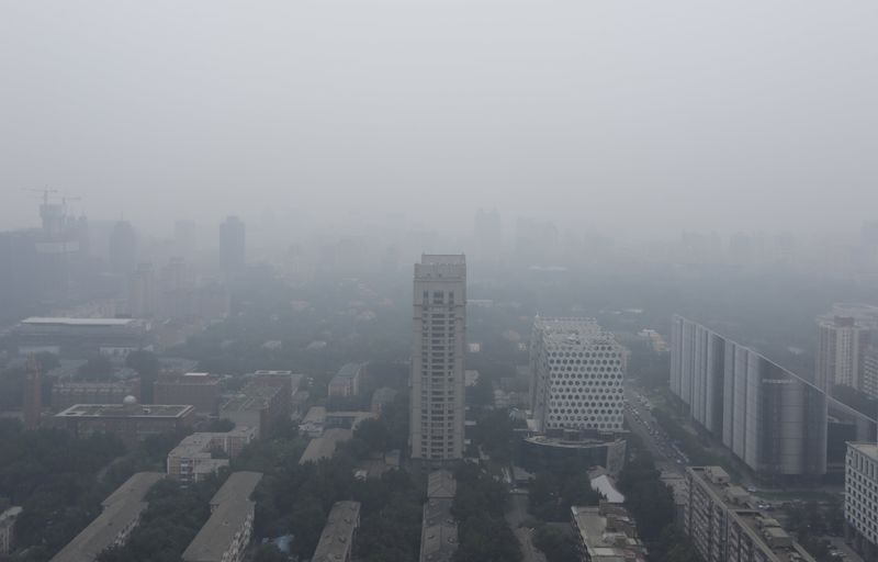 © Reuters. Poluição vista em Pequim